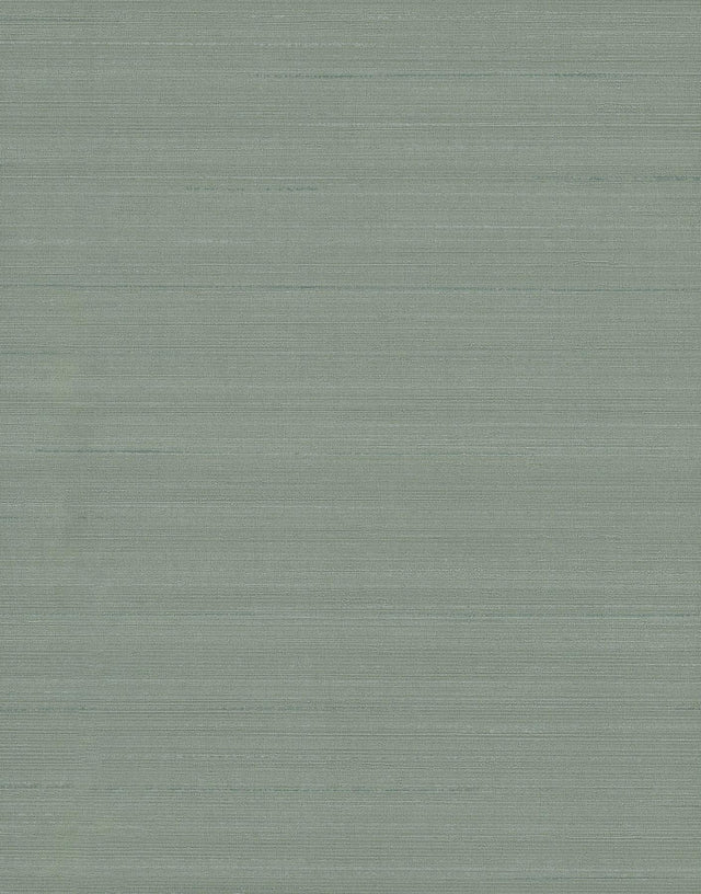 York Luxe Silk Sea Green Texture Stripe Wallpaper