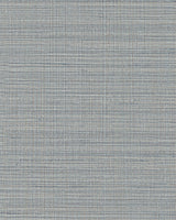 York Premiere Blue Faux Linen Wallpaper