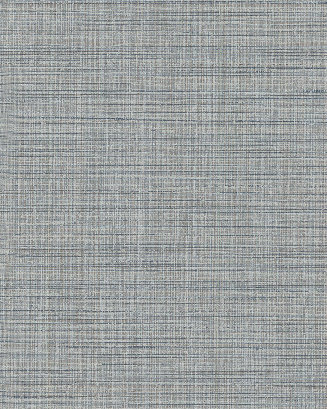 York Premiere Blue Faux Linen Wallpaper
