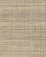 York Premiere Light Brown Faux Linen Wallpaper