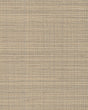 York Premiere Light Brown Faux Linen Wallpaper