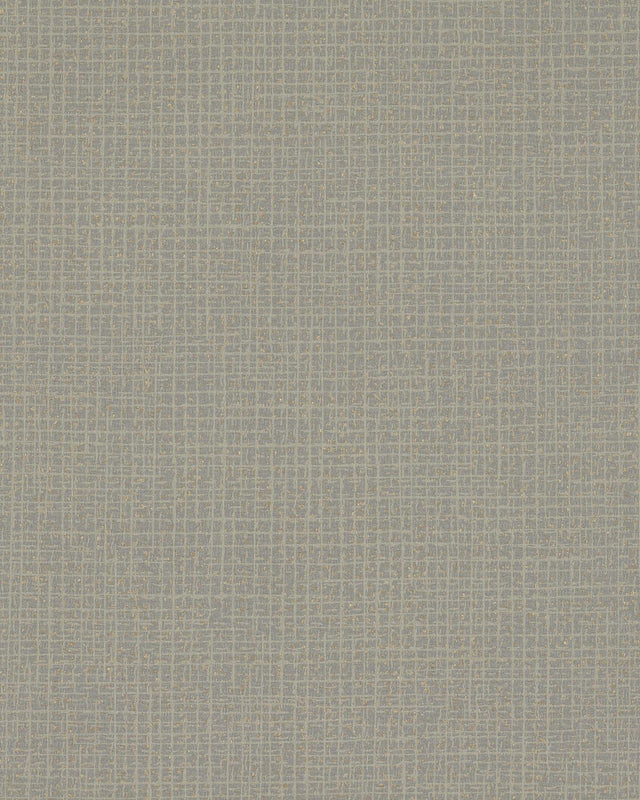 York Threads Slate Faux Fabric Wallpaper