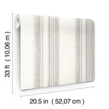 York Loom Spun Grey Wallpaper