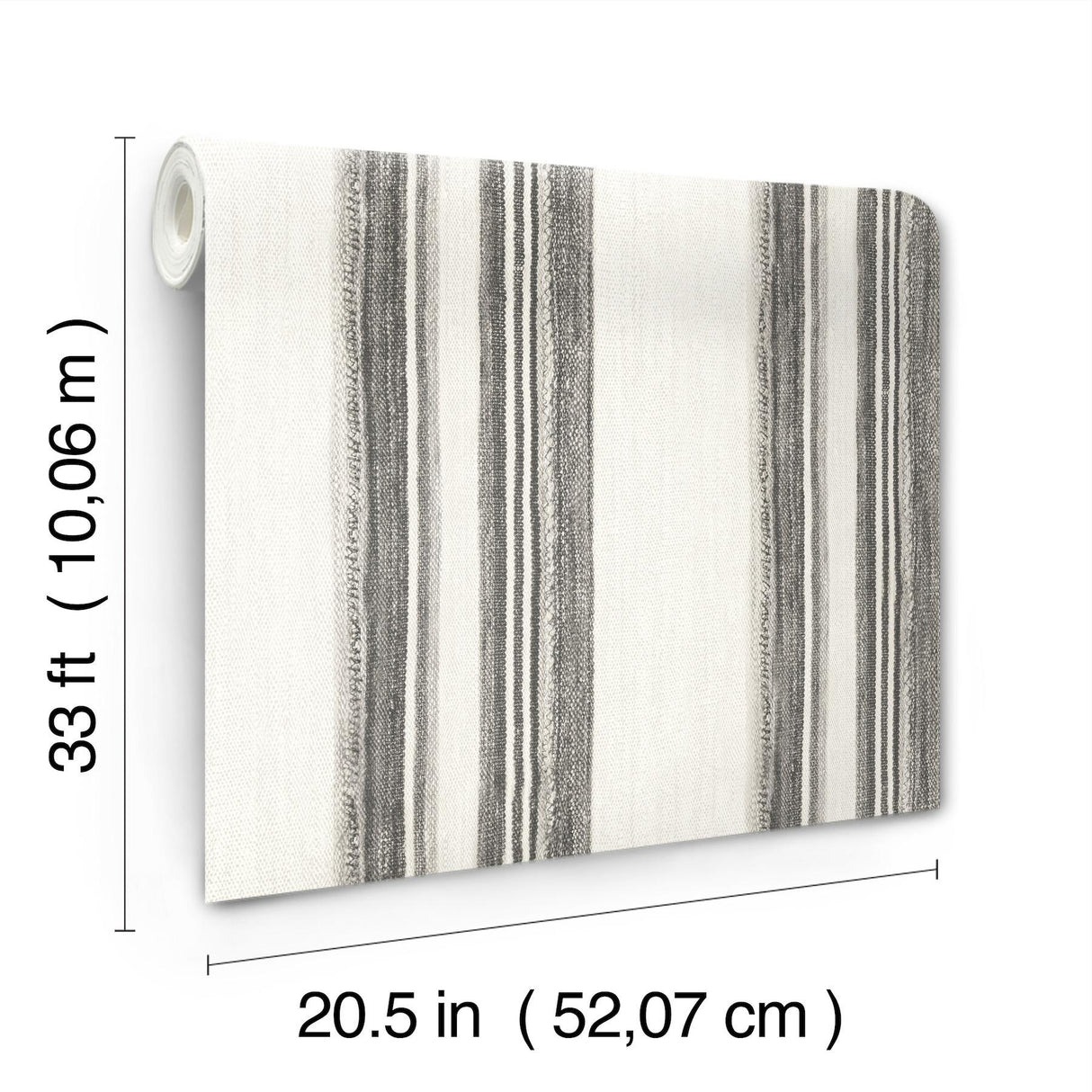 York Loom Spun Charcoal Wallpaper