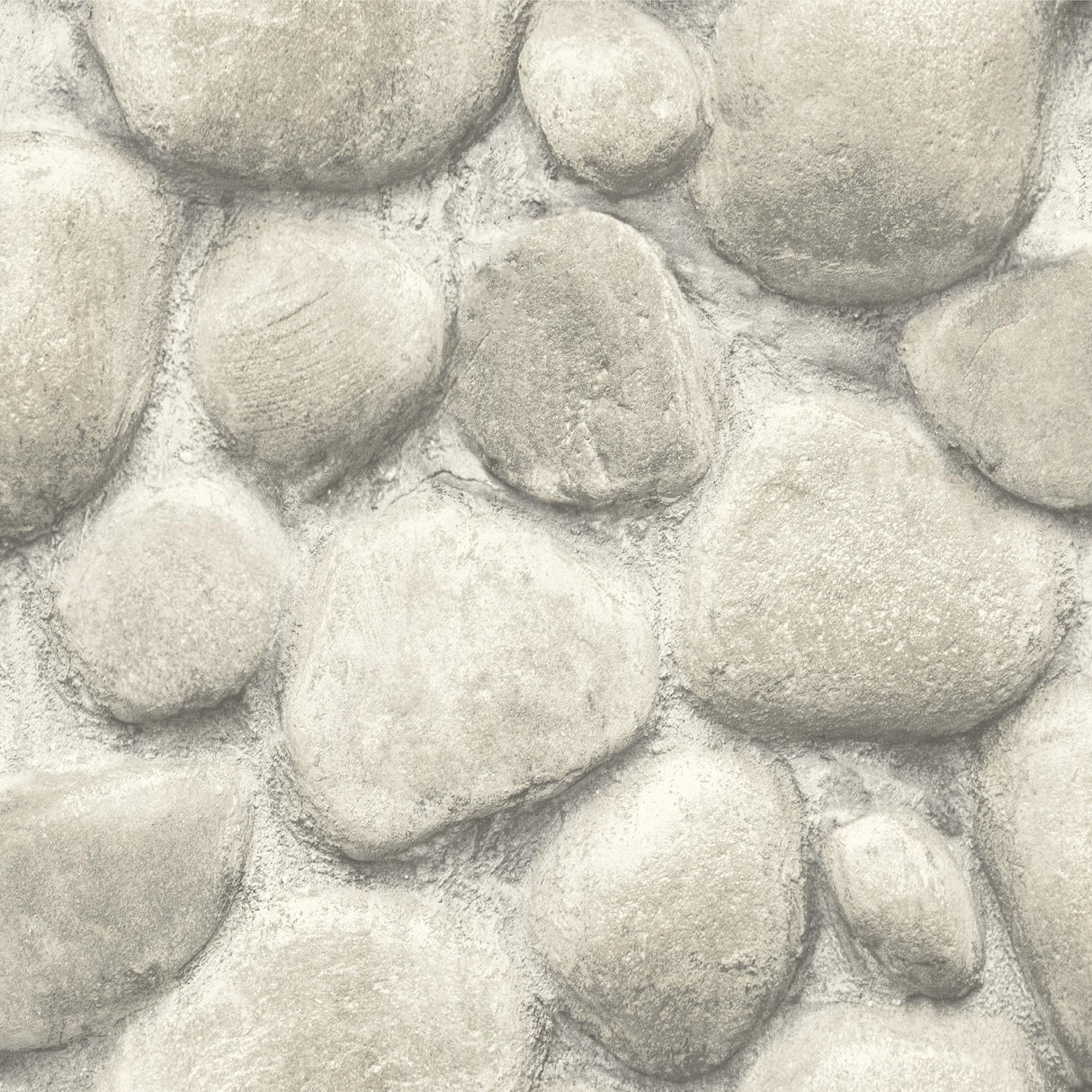 York Root Rock Brown Wallpaper