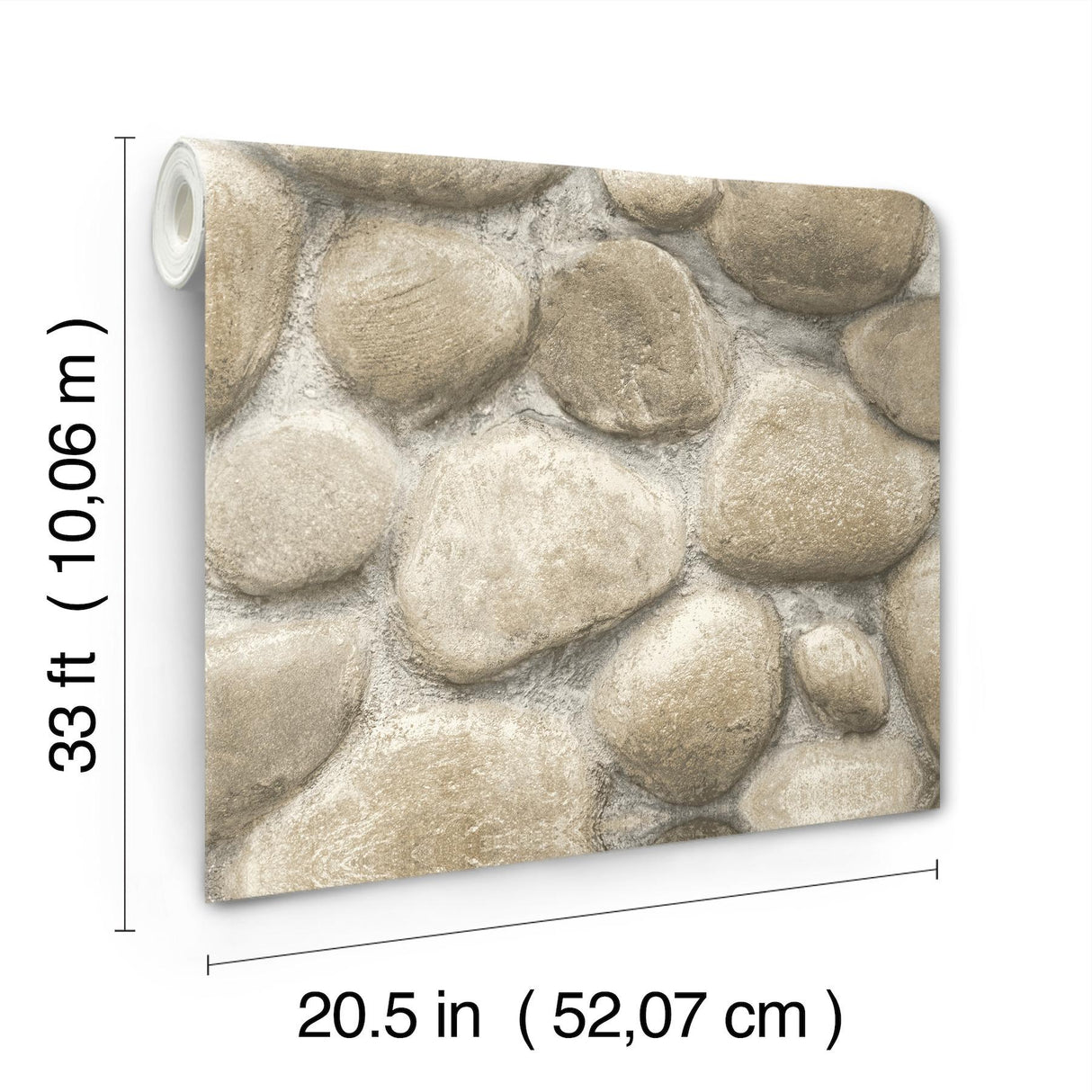 York Root Rock Grey Wallpaper