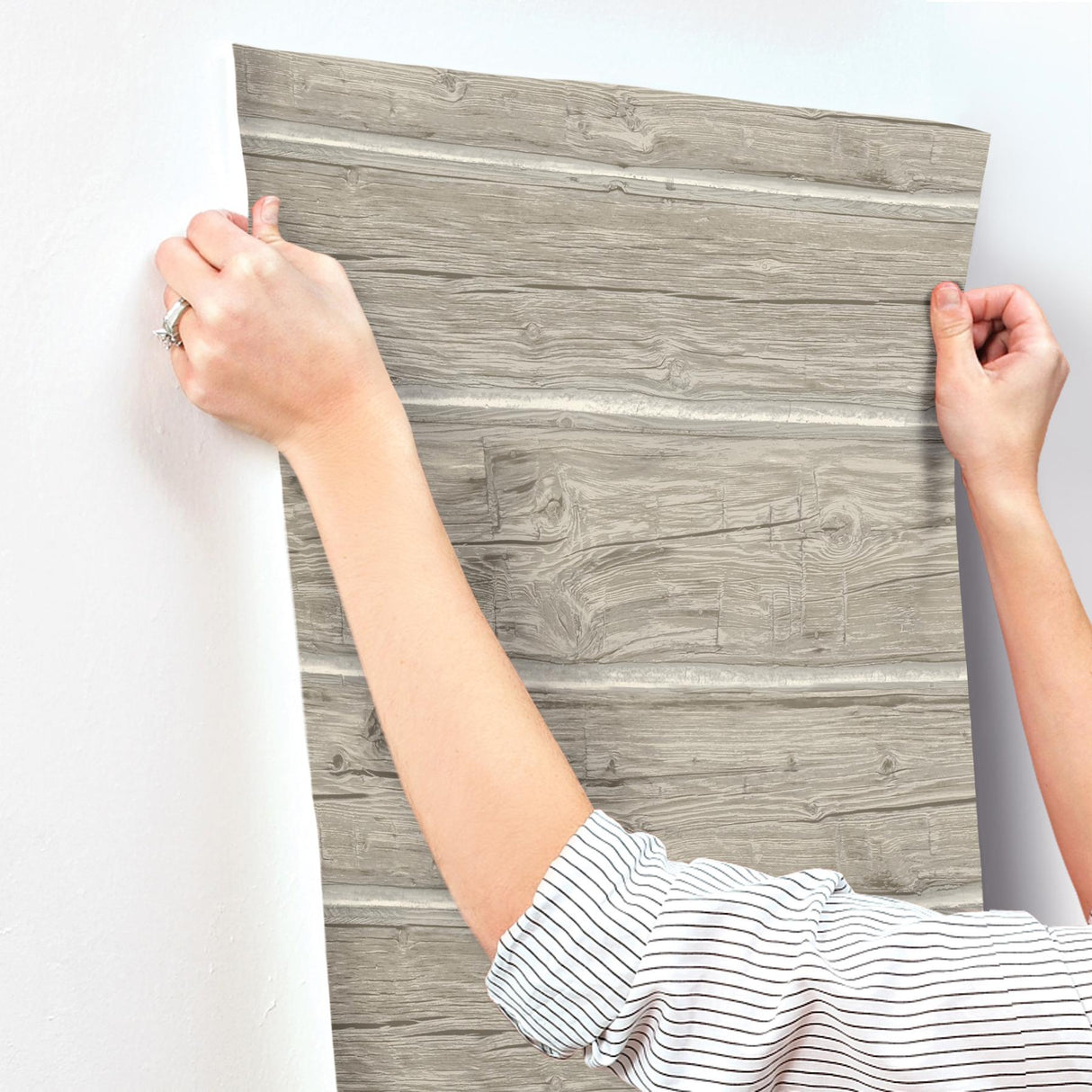 York Lodgepole Grey Wallpaper
