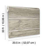 York Lodgepole Grey Wallpaper