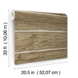 York Lodgepole Chestnut Wallpaper