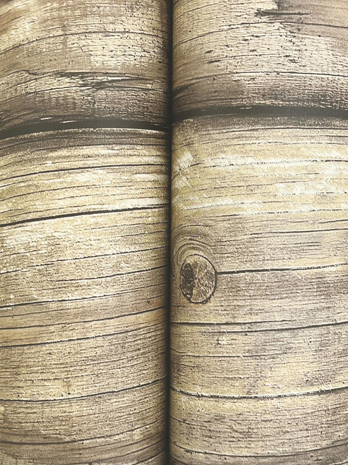 York Bunkhouse Light Brown Wallpaper