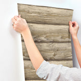 York Bunkhouse Light Brown Wallpaper