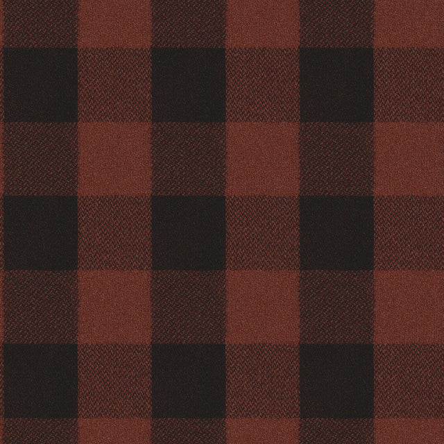 York Lumberjack Maroon Wallpaper