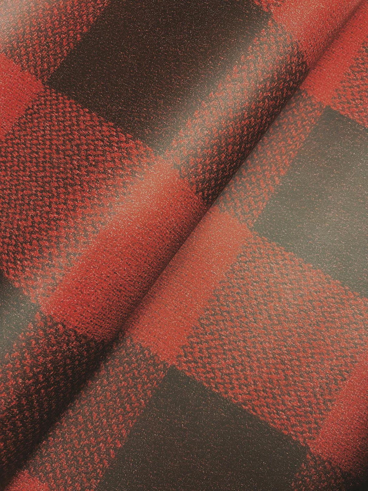 York Lumberjack Maroon Wallpaper