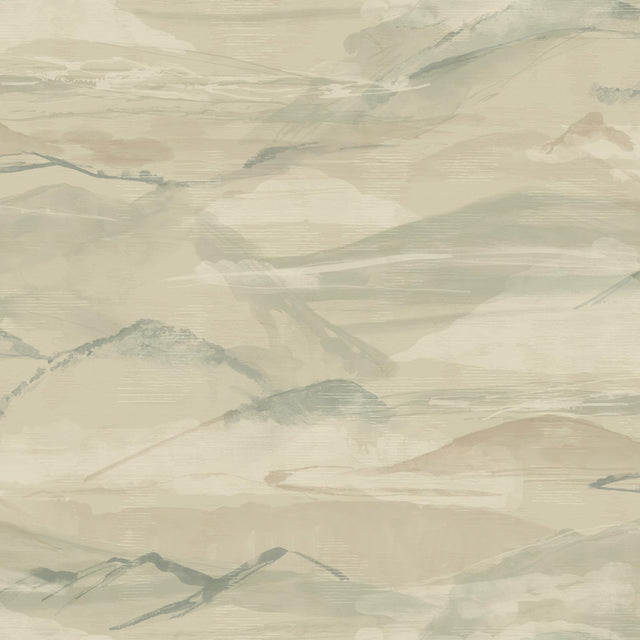 York Bozeman Mountains Moss Wallpaper