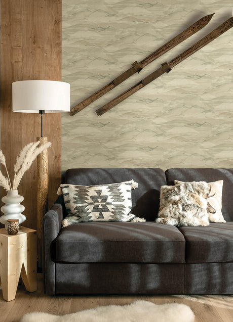 York Bozeman Mountains Moss Wallpaper