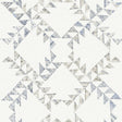 York Scrap Quilt Denim Wallpaper