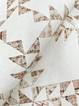 York Scrap Quilt Brown Wallpaper