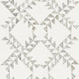 York Scrap Quilt Grey Wallpaper