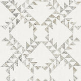 York Scrap Quilt Grey Wallpaper