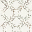 York Scrap Quilt Light Brown Wallpaper
