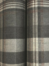 York Dutton Plaid Charcoal Wallpaper