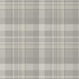York Dutton Plaid Grey Wallpaper