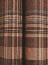 York Dutton Plaid Rust Wallpaper