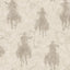 York Stockman Silhouette Light Grey Wallpaper