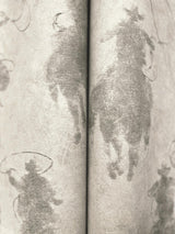 York Stockman Silhouette Grey Wallpaper