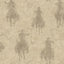York Stockman Silhouette Khaki Wallpaper