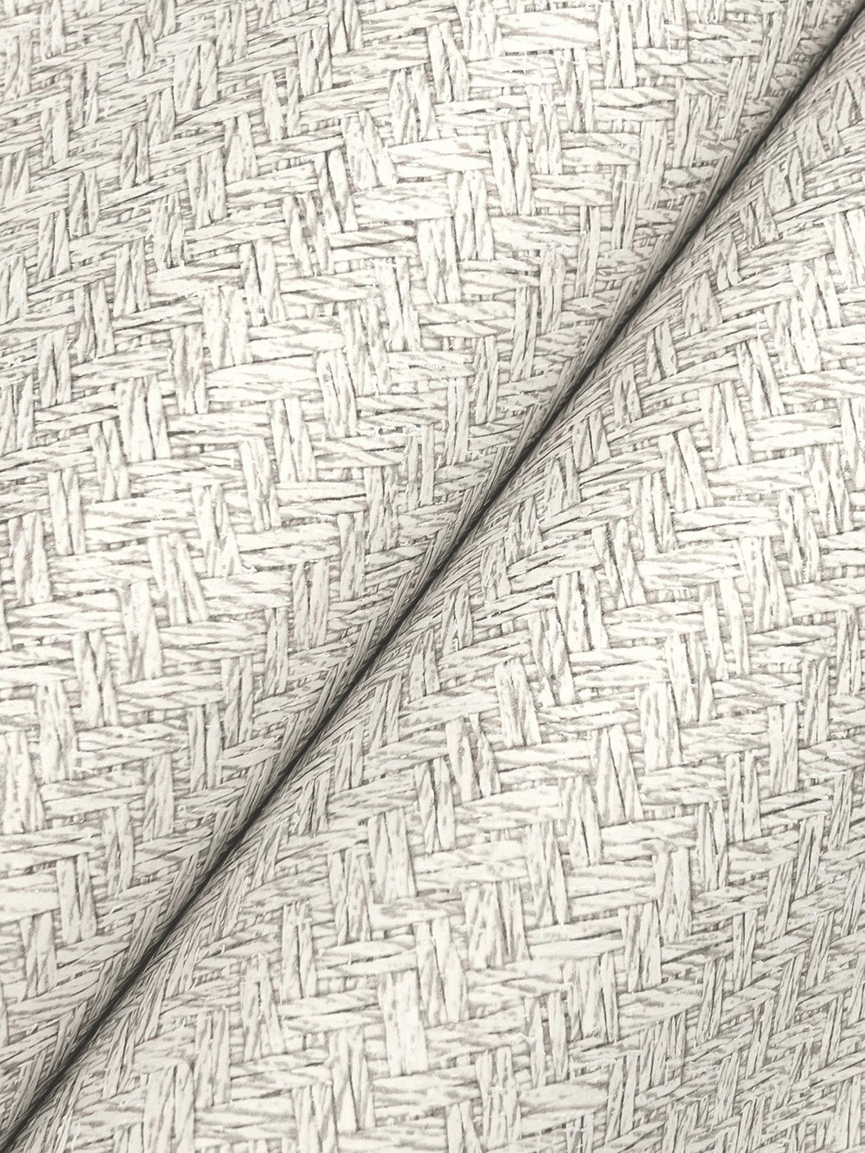 York Woven Basket Light Grey Wallpaper