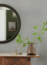 York Wool Texture Light Blue Wallpaper