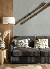 York Wool Texture Light Blue Wallpaper