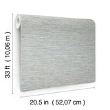 York Wool Texture Light Blue Wallpaper