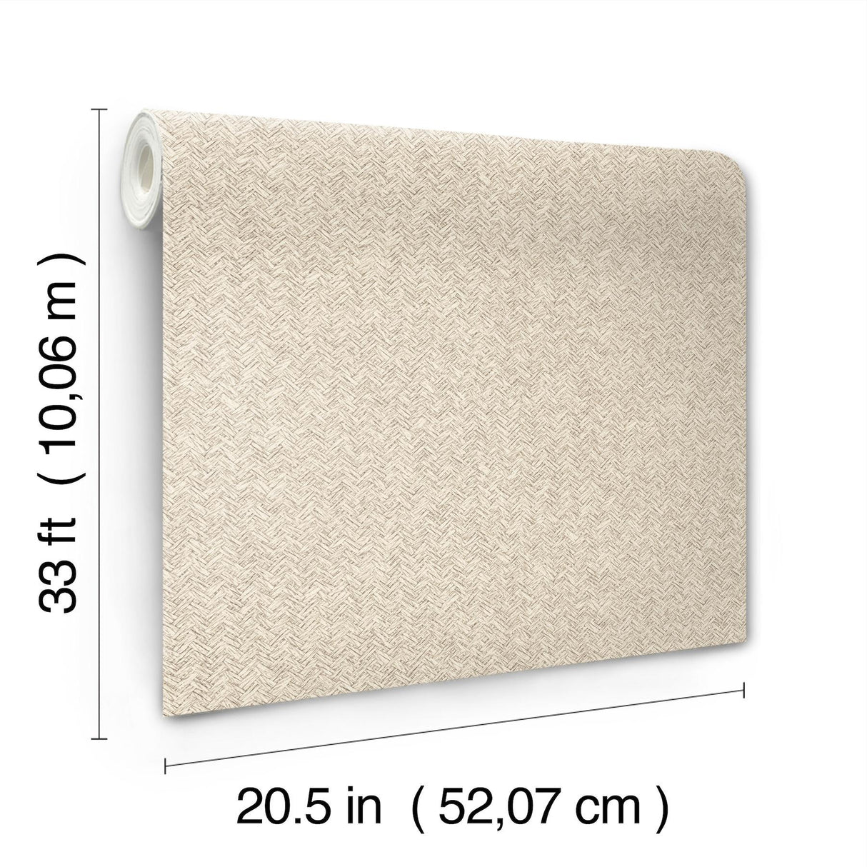 York Woven Basket Wheat Wallpaper