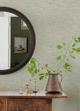 York Wool Texture Aqua Wallpaper