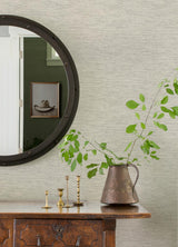 York Wool Texture Light Grey Wallpaper