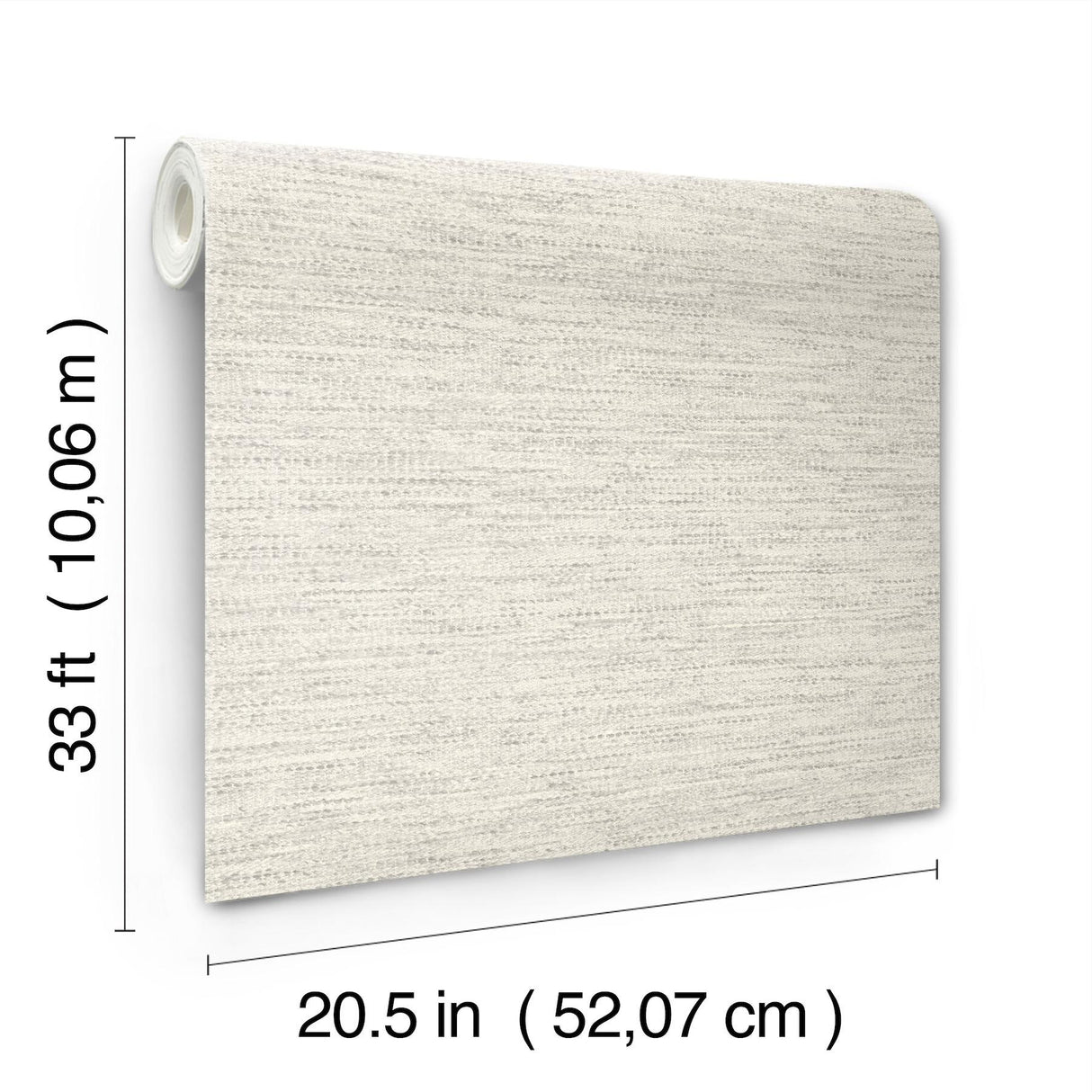 York Wool Texture Light Grey Wallpaper