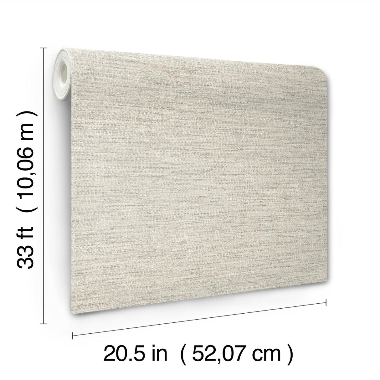 York Wool Texture Pewter Wallpaper