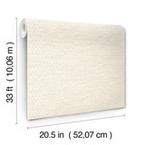 York Plaited Grass Cream Wallpaper