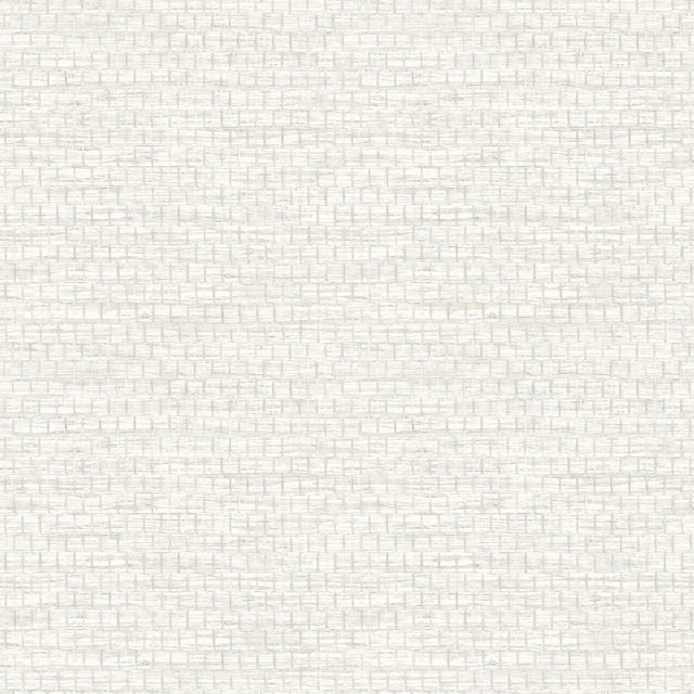 York Plaited Grass White Wallpaper