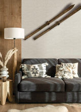 York Plaited Grass White Wallpaper