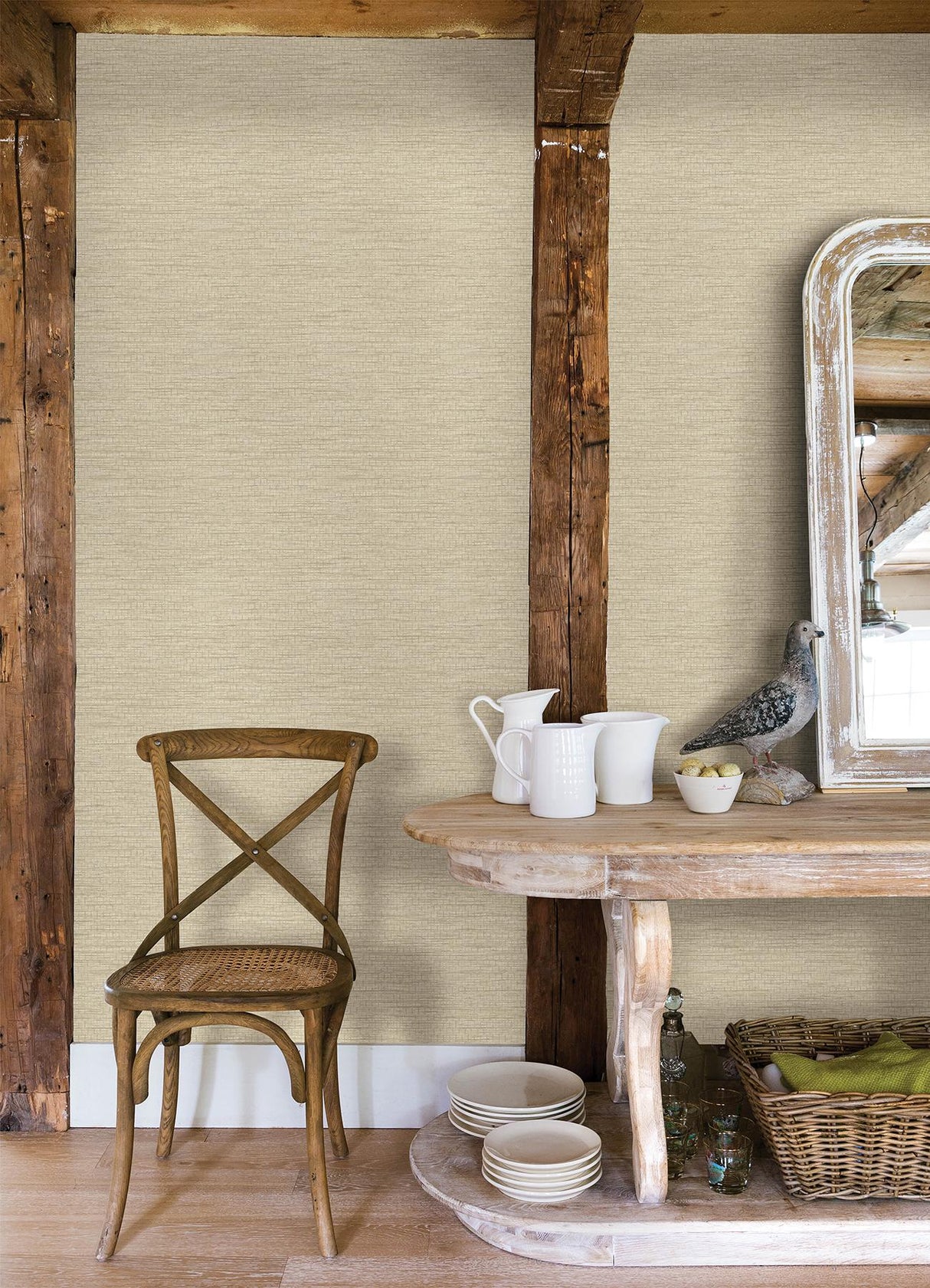 York Plaited Grass Wheat Wallpaper