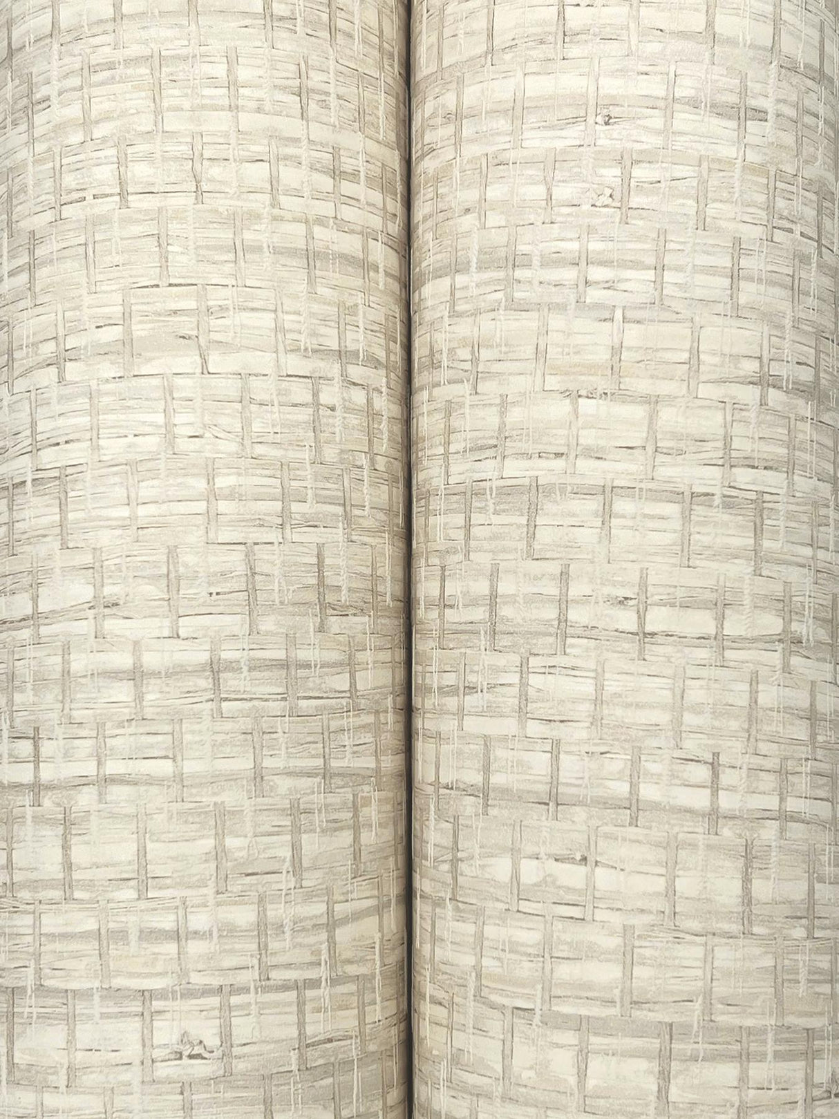 York Plaited Grass Light Grey Wallpaper