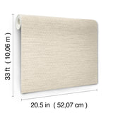 York Plaited Grass Light Grey Wallpaper