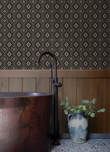 York Camp Blanket Black Wallpaper