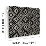 York Camp Blanket Black Wallpaper