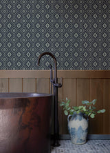 York Camp Blanket Dark Blue Wallpaper
