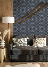 York Camp Blanket Dark Blue Wallpaper