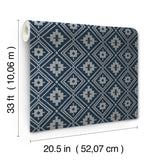 York Camp Blanket Dark Blue Wallpaper